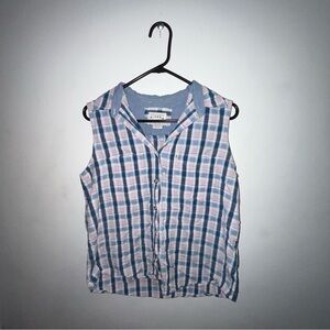 Women’s American Eagle Plaid Sleeveless Shirt